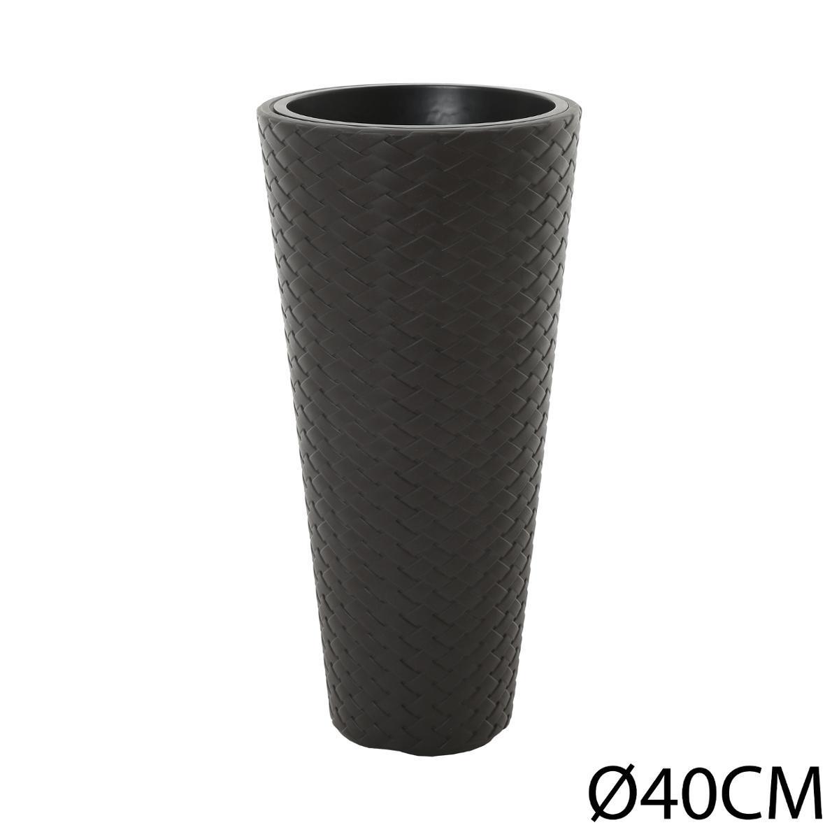 Pot tressé slim