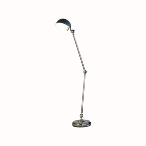 Lampadaire - 32 x H 160 cm - Gris chromé