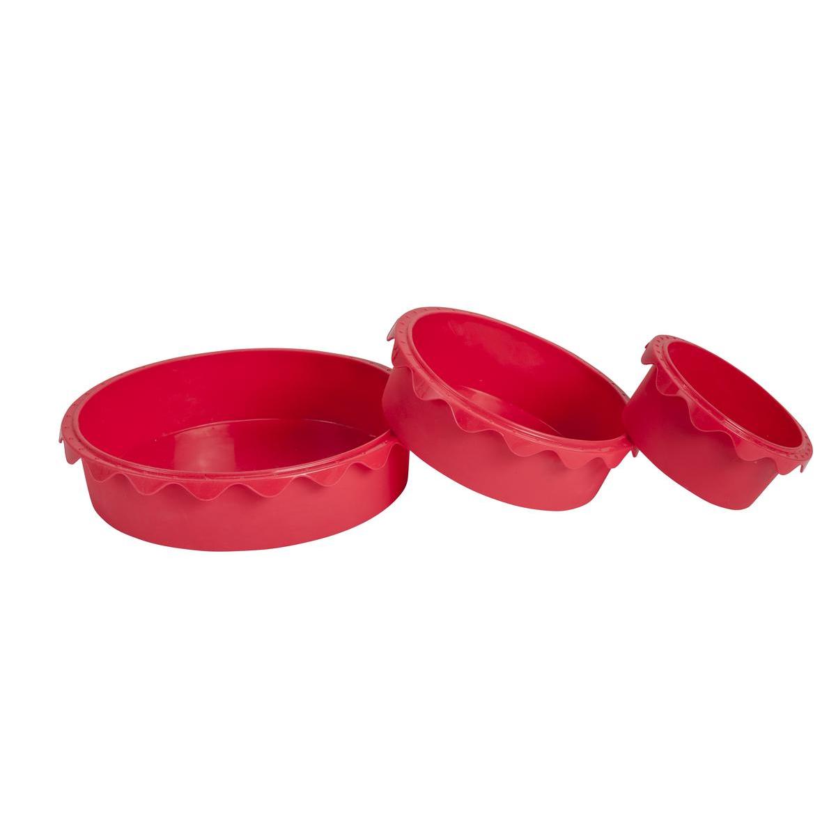 3 Moules Pour Gateau A Etages O 15 O 20 O 25 Cm Ustensile Patisserie La Foir Fouille