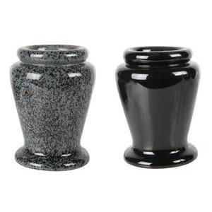 Vase funéraire - Gris ou noir