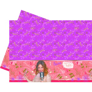 Nappe Violetta en plastique - 120 x 180 cm - Multicolore