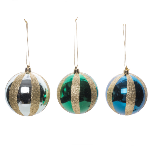 Boule Cerclée ø 8 Cm Différents Coloris Jaune Gris