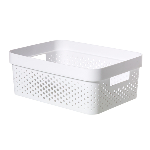 Bac De Rangement Infinity Curver 36 X 27 X H 14 Cm Blanc