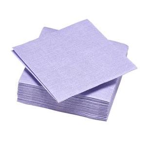 20 serviettes jetables - Violet lilas