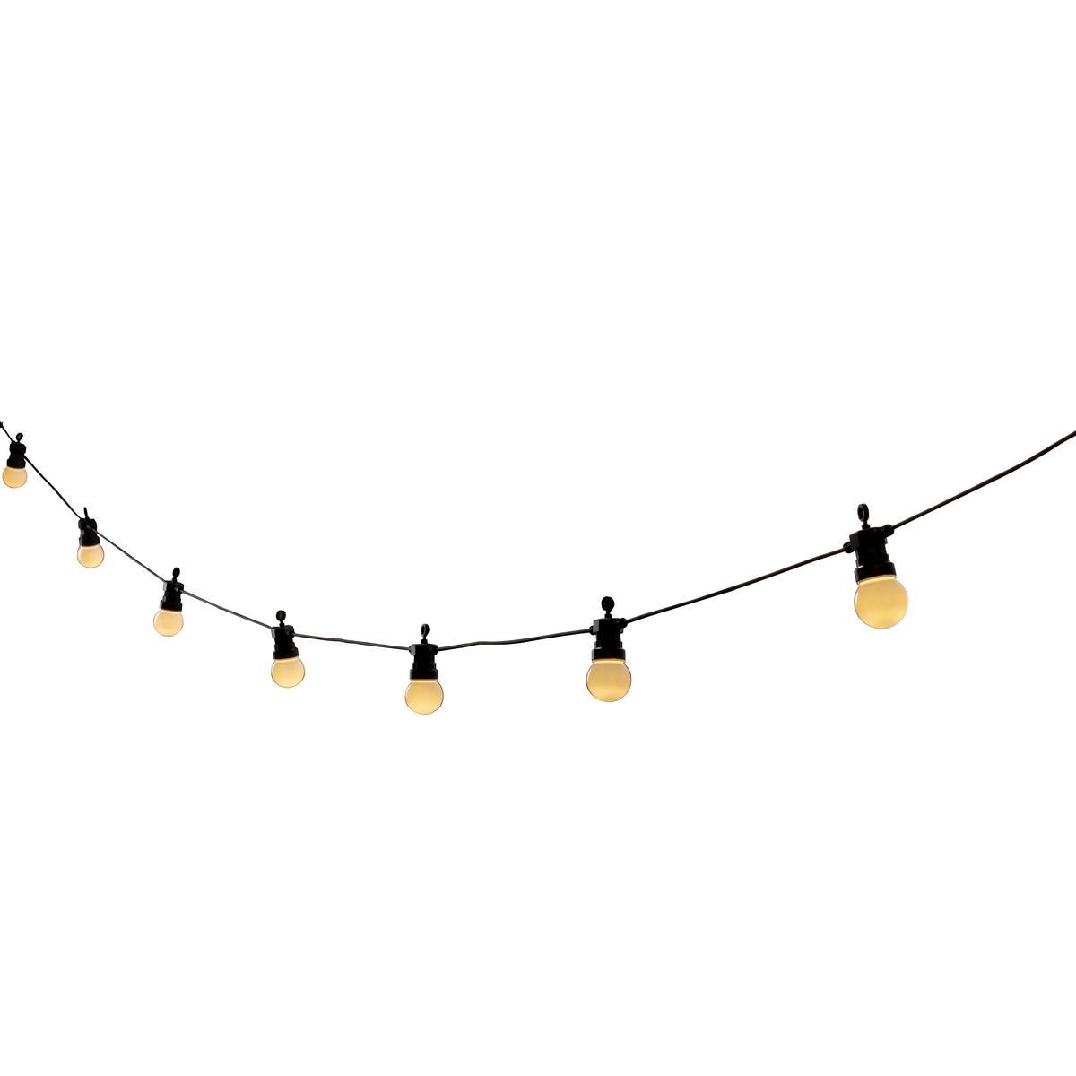 Guirlande Guinguette Lumineuse L 4 7 M Blanc Eclairage Exterieur La Foir Fouille