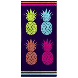 Serviette de plage Ananas cool - 70 x 150 cm