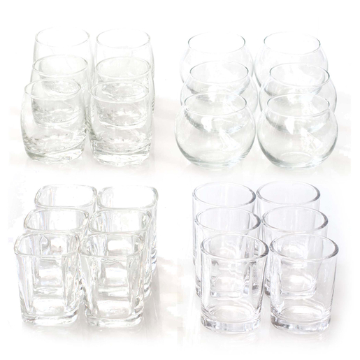 24 Verrines Verre Blanc Service De Table Et Art De La Table