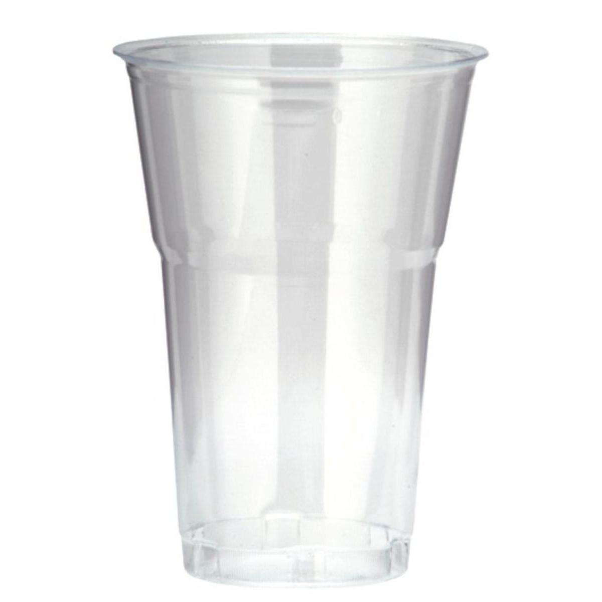 lot de 25 verres a biere plastique cristal blanc gobelet plastique la foir fouille