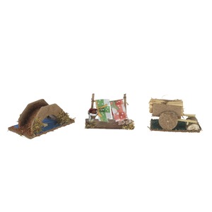 Accessoires en bois pour crèche -Différents modèles