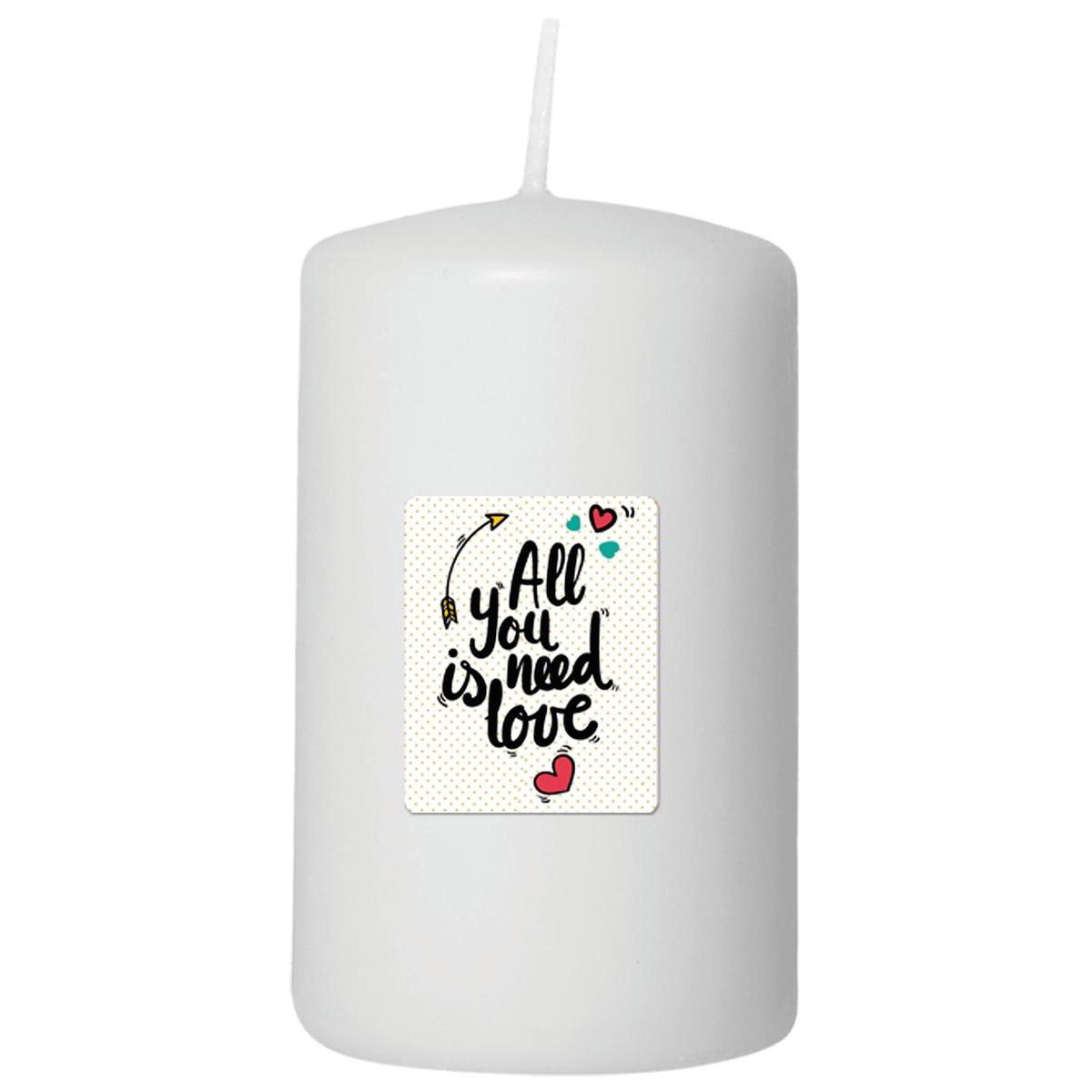 bougie cylindrique blanc bougies la foir fouille