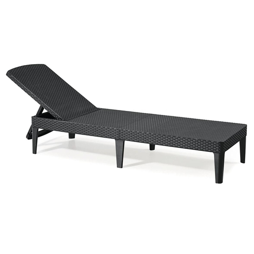 Transat 4 Positions Rosy 187 5 X 58 2 X H 29 Cm Gris