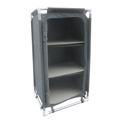 Armoire De Camping Aluminium Mdf Oxford Gris Accessoires De