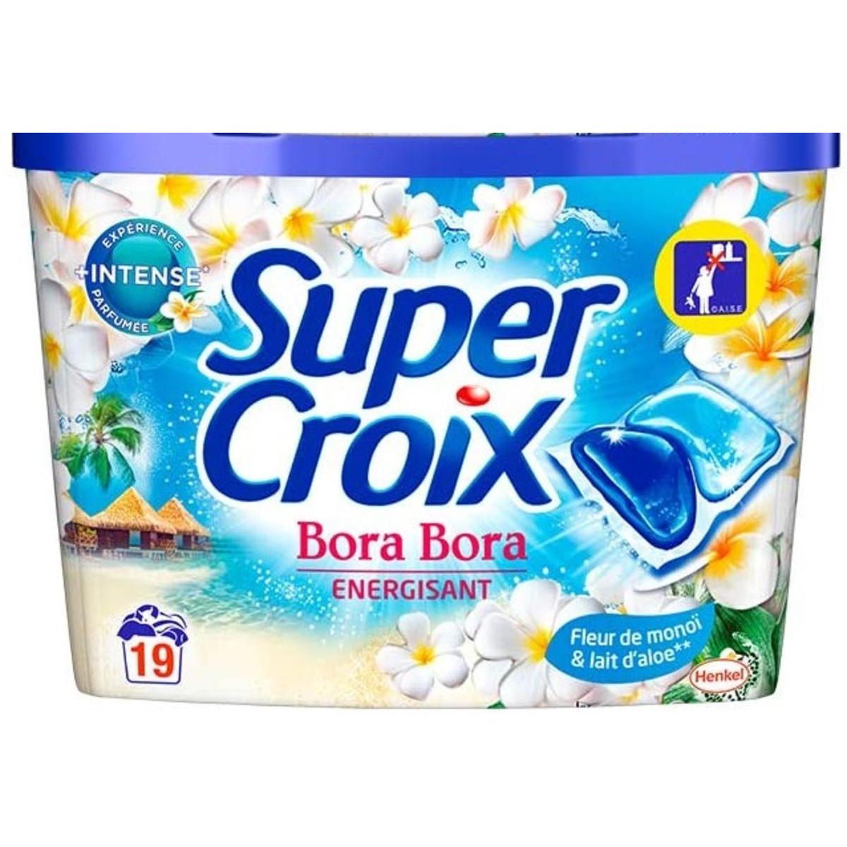 SUPER CROIX Lessive liquide Bora-Bora fleur de monoï et lait d