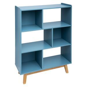Etagère 3 portes bleu elva