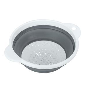 Passoire rétractable - ø 27.5 x 3.5 à 8.5 x 22.5 cm - Gris, blanc