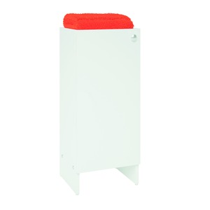 Meuble pour salle de bain bas 1 porte - 30 x 24,3 x H 70 cm - Blanc