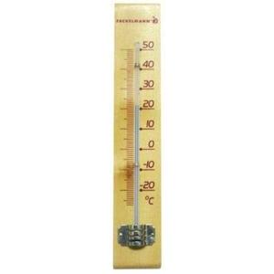 Thermomètre intérieur/extérieur bois 18 cm
