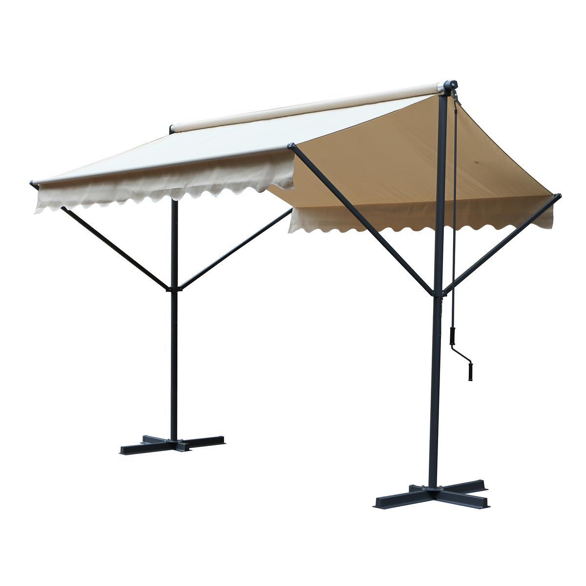 Scherm Ongehoorzaamheid Onderhandelen Store double pente Beige
