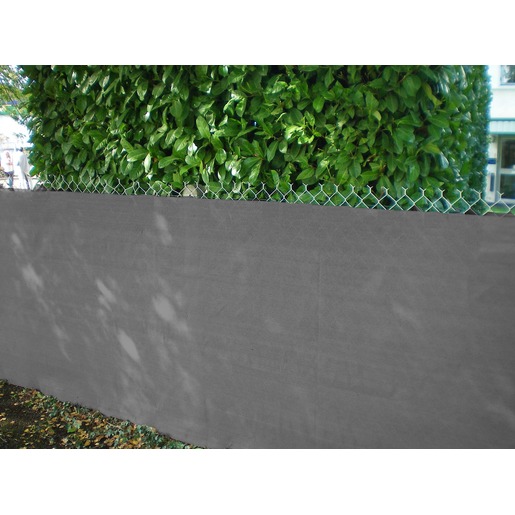 Brise Vue Avec Boutonnieres De Fixation 1 X 3 M Gris