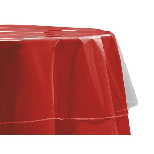 Nappe Cristal En Pvc Diametre 180 Cm Transparent Toile Ciree