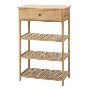 Console - MDF et Paulownia - 64 x 39 x H 94 cm - Marron