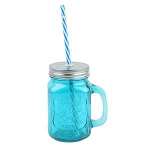 Verre avec paillle