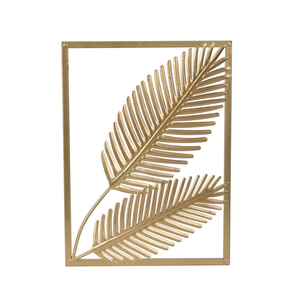 Deco Murale Palme 38 X 28 Cm Or Decoration Murale A Suspendre La Foir Fouille