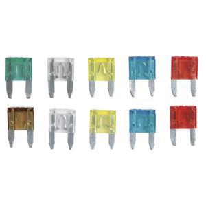 Lot de 10 mini fusibles - Taille standard - Multicolore