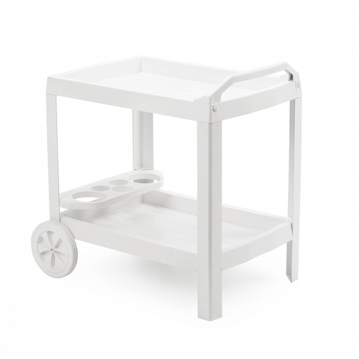 Desserte 2 Niveaux Blanc Mobilier De Jardin La Foir Fouille