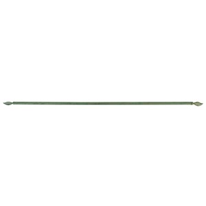 Tringle extensible 60 - 80 cm - Finition feuille - Couleur vert et or