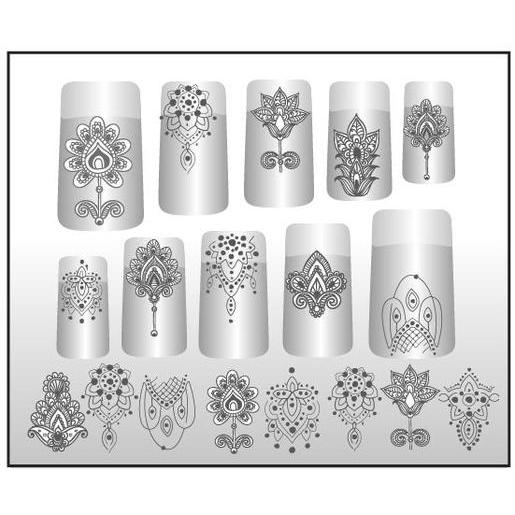 Sticker Ongles Mandala Cosmetiques La Foir Fouille