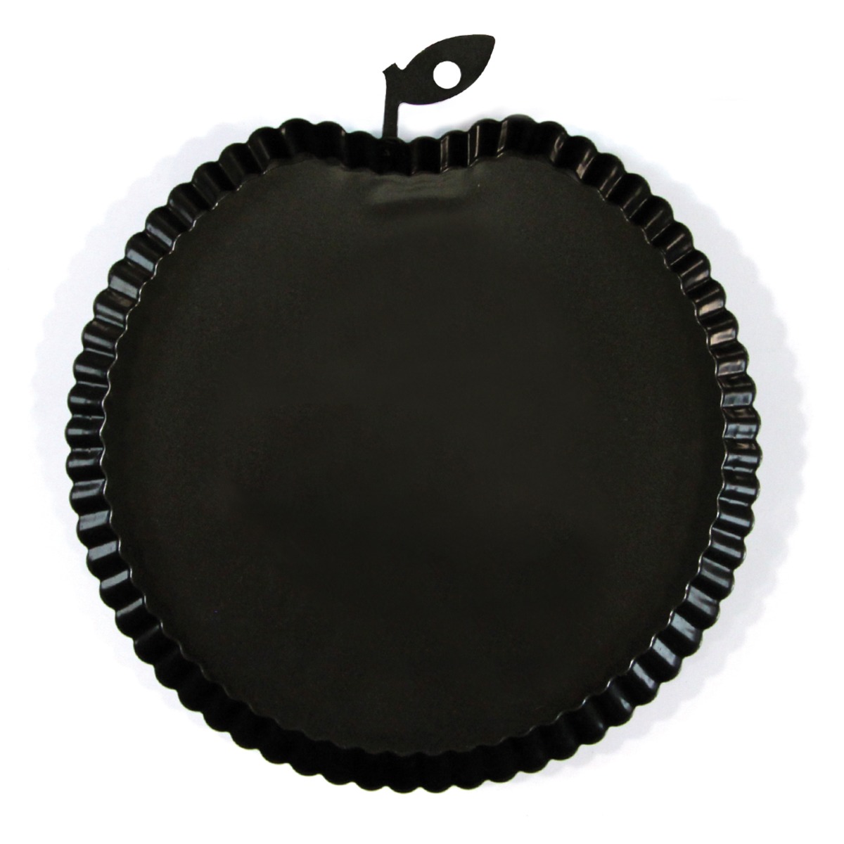 Moule en tarte en forme d'abricot - 22 x 26,5 cm - Noir