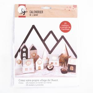 Calendrier de l'avent 24 maisons