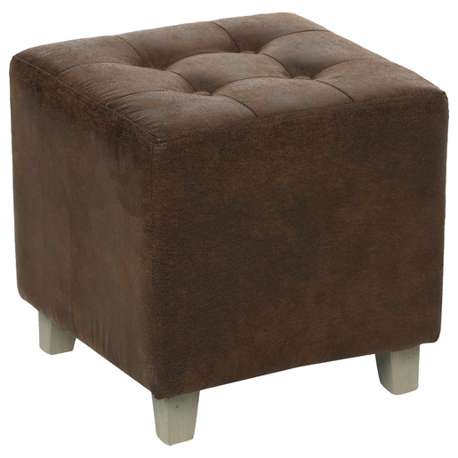 Pouf Leandre Marron Meubles De Salon La Foir Fouille