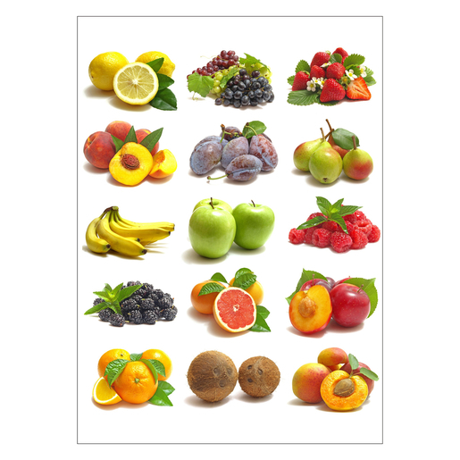 Stickers Cuisine Papier Et Pvc Multicolore Stickers Et