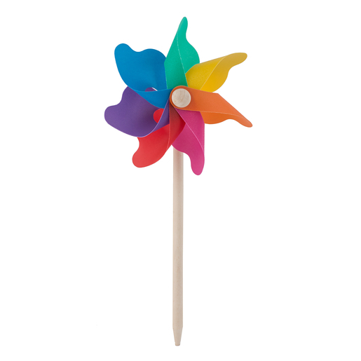 Moulin A Vent 14 X 7 X H 31 Cm Multicolore Moorea