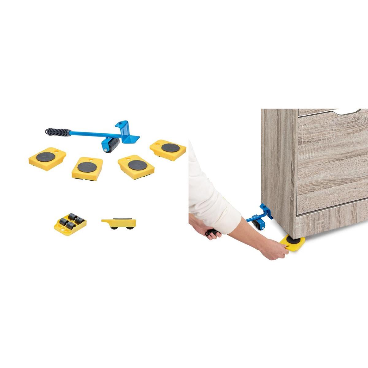 Kit de manutention - 10 x H 34 x 8 cm - Bleu, jaune Kit de manutention - 10 x H 34 x 8 cm - Bleu, jaune