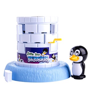 Jeu sauvez le pingouin - 22 x 15 x 27 cm - Bleu