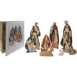 10 santons en résine