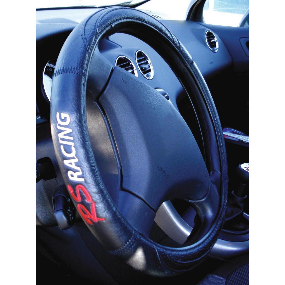 Couvre-volant RS racing - Plastique - ø 38cm - Noir et Gris Couvre-volant RS racing - Plastique - ø 38cm - Noir et Gris
