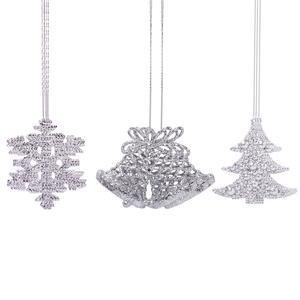 Suspensions pailletées - Argent
