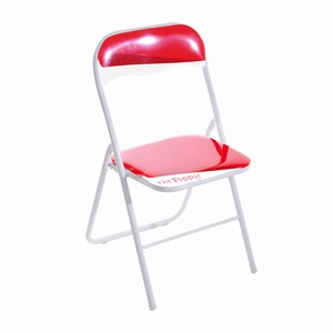 Chaise pliante poppy - 44 x 47 x H 80 cm - Rouge