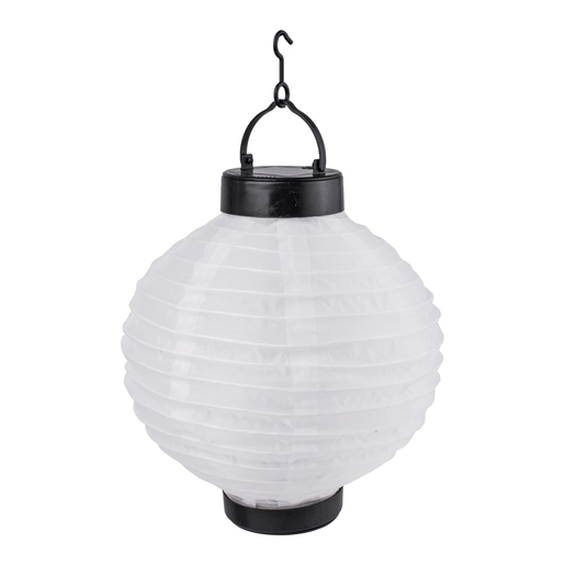 Lanterne solaire boule japonaise à LED - 4 coloris Lanterne solaire boule japonaise à LED - 4 coloris