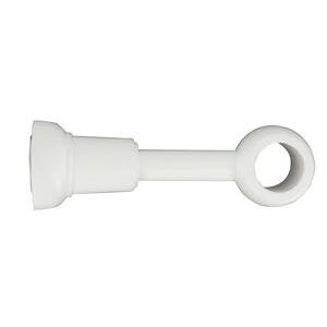 Support long réglable - ø 28 mm - Blanc
