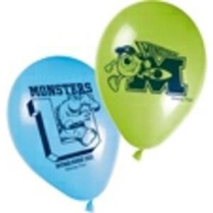 Lot de 8 ballons Monsters university en polystirène et carton - 30 cm - Multicolore