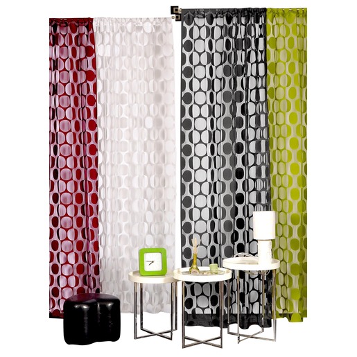 Voilage Filet Style Retro 150 X 240 Cm Couleur Gris Anthracite Rideaux Et Voilages La Foir Fouille