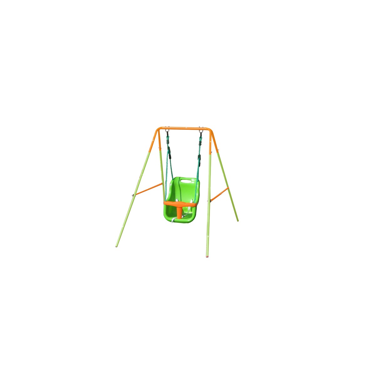 Portique pour bébés - 1,5 x 0,95 x 1,2 m - vert, orange Portique pour bébés - 1,5 x 0,95 x 1,2 m - vert, orange