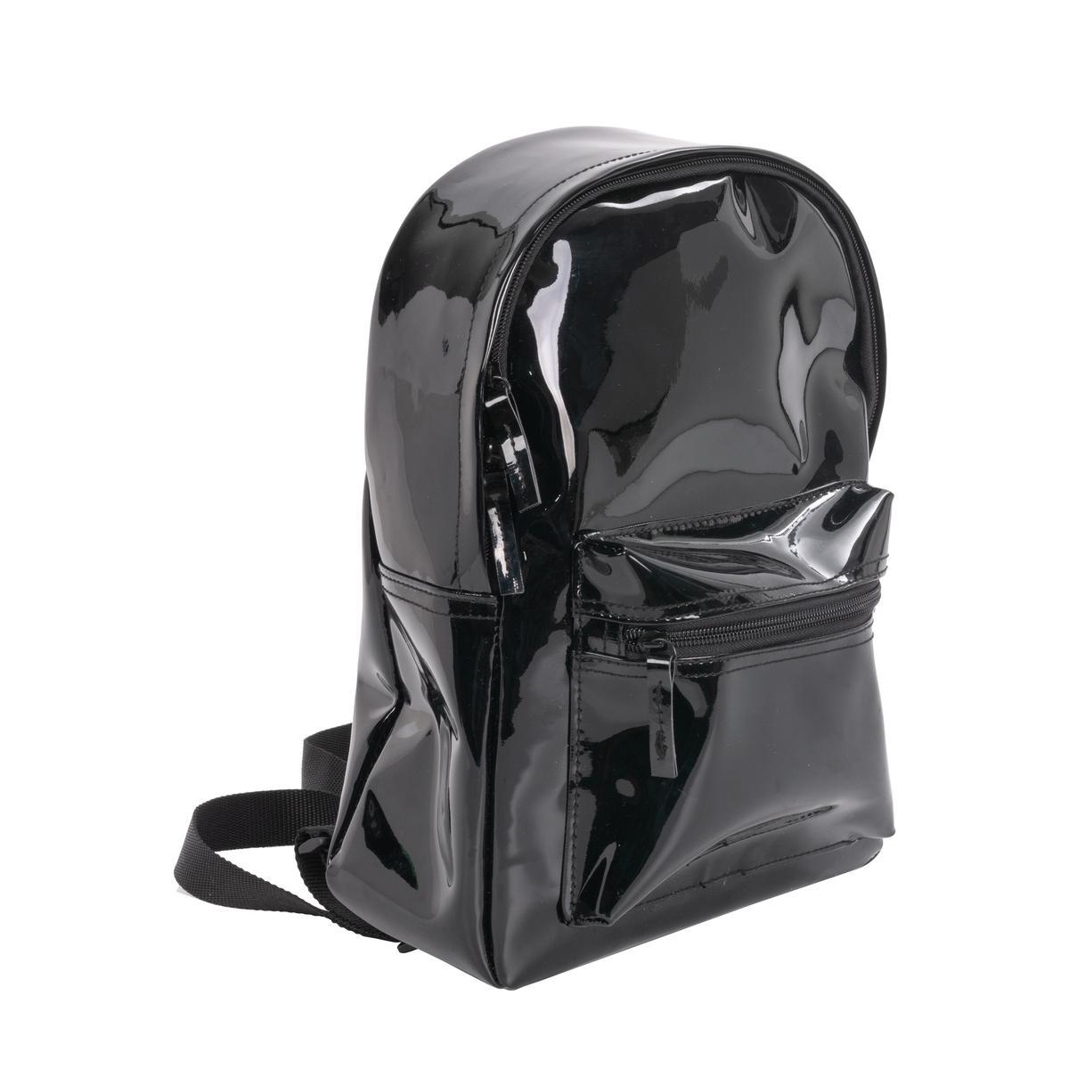 Sac a cheap dos vernis noir