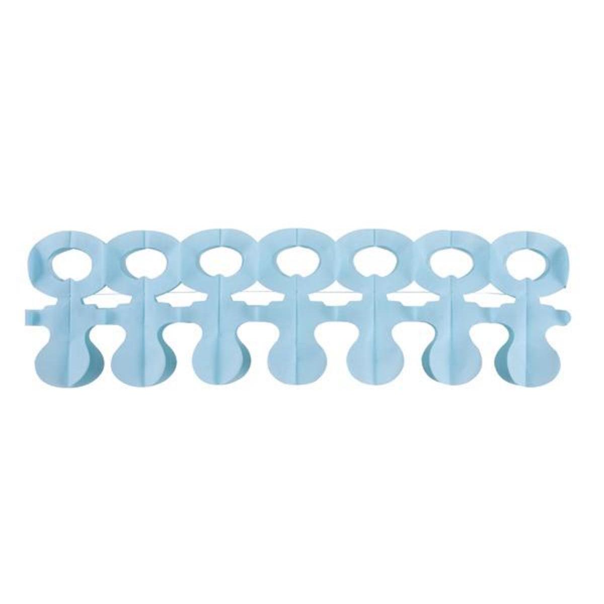 Guirlande papier tétine - Bleu Guirlande papier tétine - Bleu