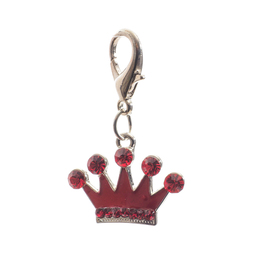 Médaillon couronne à strass - H 4 cm Médaillon couronne à strass - H 4 cm